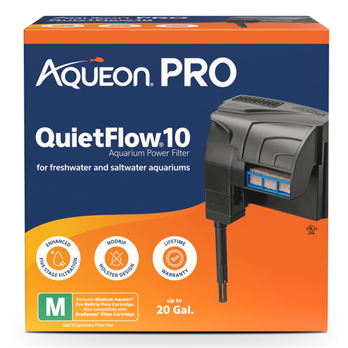 Aqueon PRO QuietFlow 10 hang-on filter